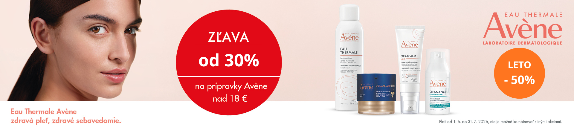 jul 2026 avene zlava 30percent